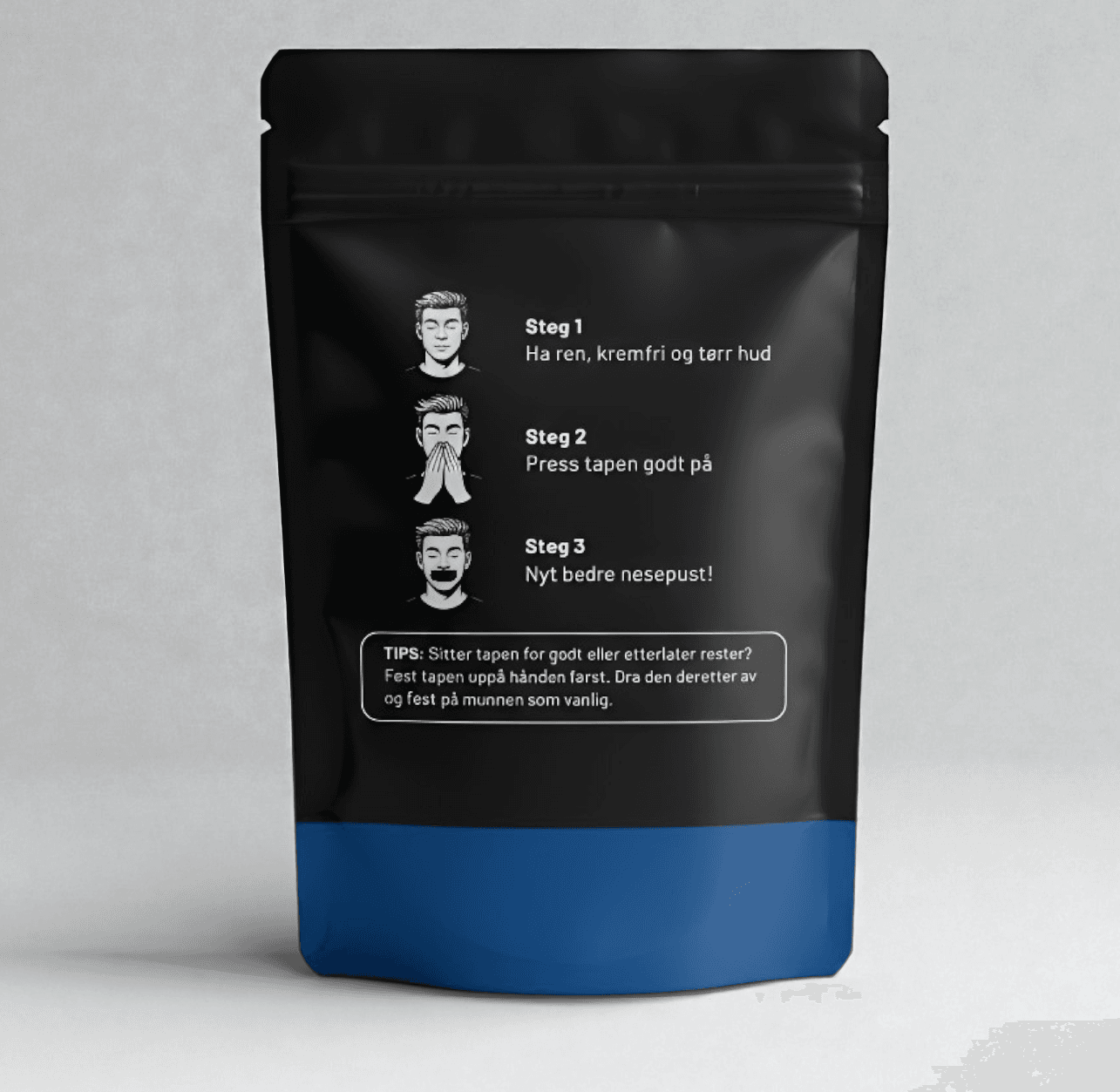 Sovetape Pro munnteip for bedre søvn som fremmer nesepusting og reduserer munnpusting om natten