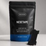 Nesetape Pro nesestrips for trening og søvn i svart pose med 30 stykk fra Sovetape