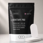 Munnteip Hvit med mildt silikonlim, 30 stk